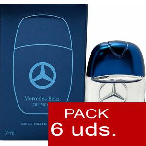 Perfume en miniatura The Move de Mercedes-Benz 7ml Pack 6