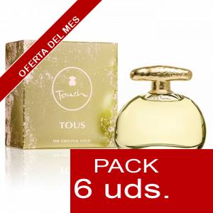 TOUCH GOLD EDT 4 ml by Tous PACK 6 UDS
